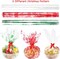 Christmas Cellophane Wrap Clear Cellophane Wrap Roll Treat Gift Basket Wrapping Cellophane Paper for Christmas Party Decoration